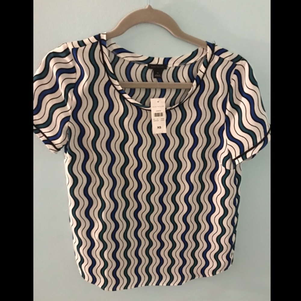 NWT Ann Taylor Striped blouse